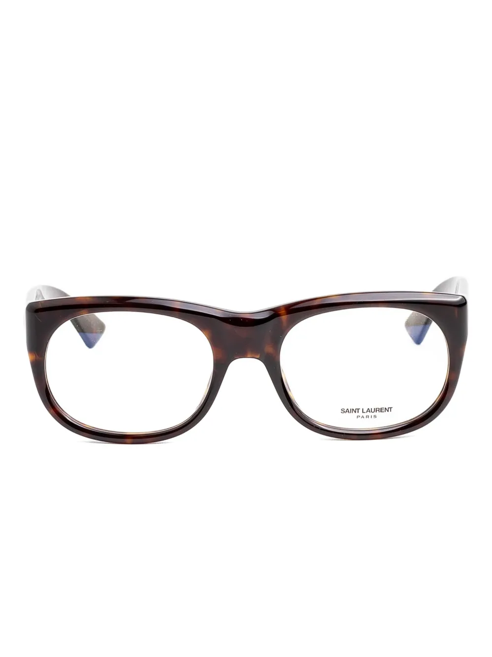 Saint Laurent Eyewear tortoiseshell-effect glasses Bruin