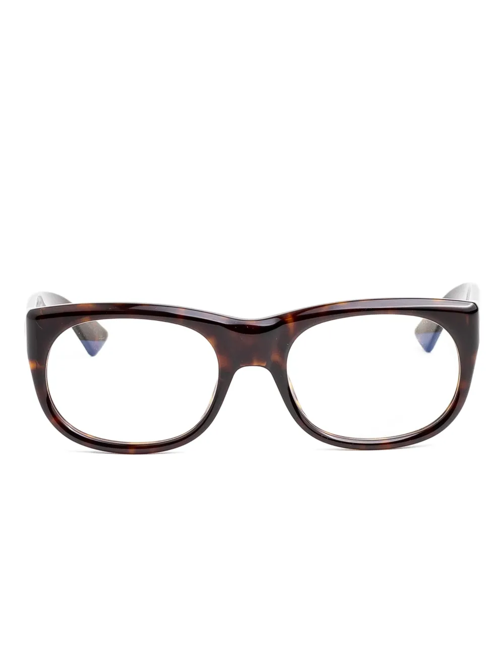 Saint Laurent Eyewear Bril met schildpadschild-design Bruin
