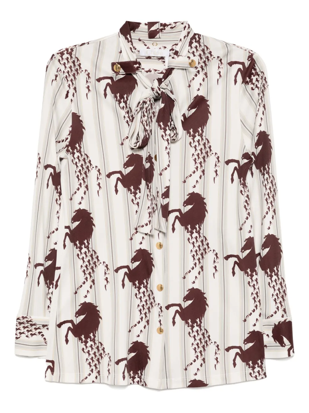 Chloé Pre-Owned horse-printed shirt | White | Image 1