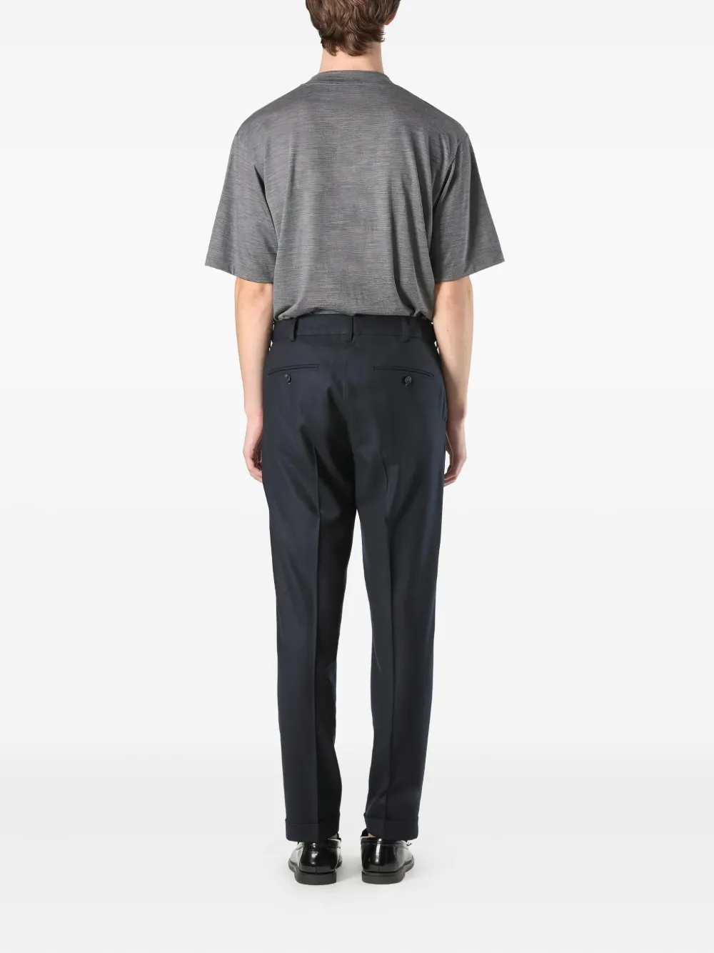 Cellar Door pleated-front trousers - Blauw