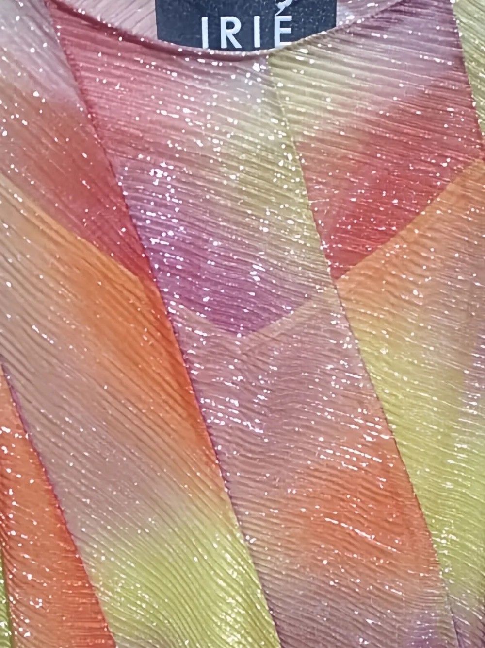 Irie Diagonal-patterned Sequin Dress In Multi
