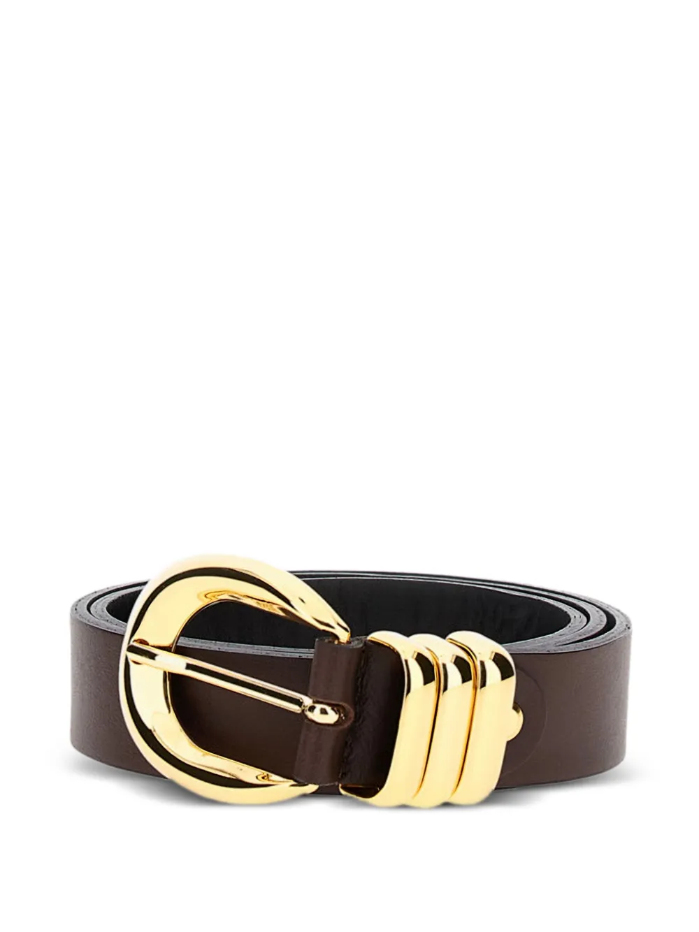 Federica Tosi buckled leather belt Bruin
