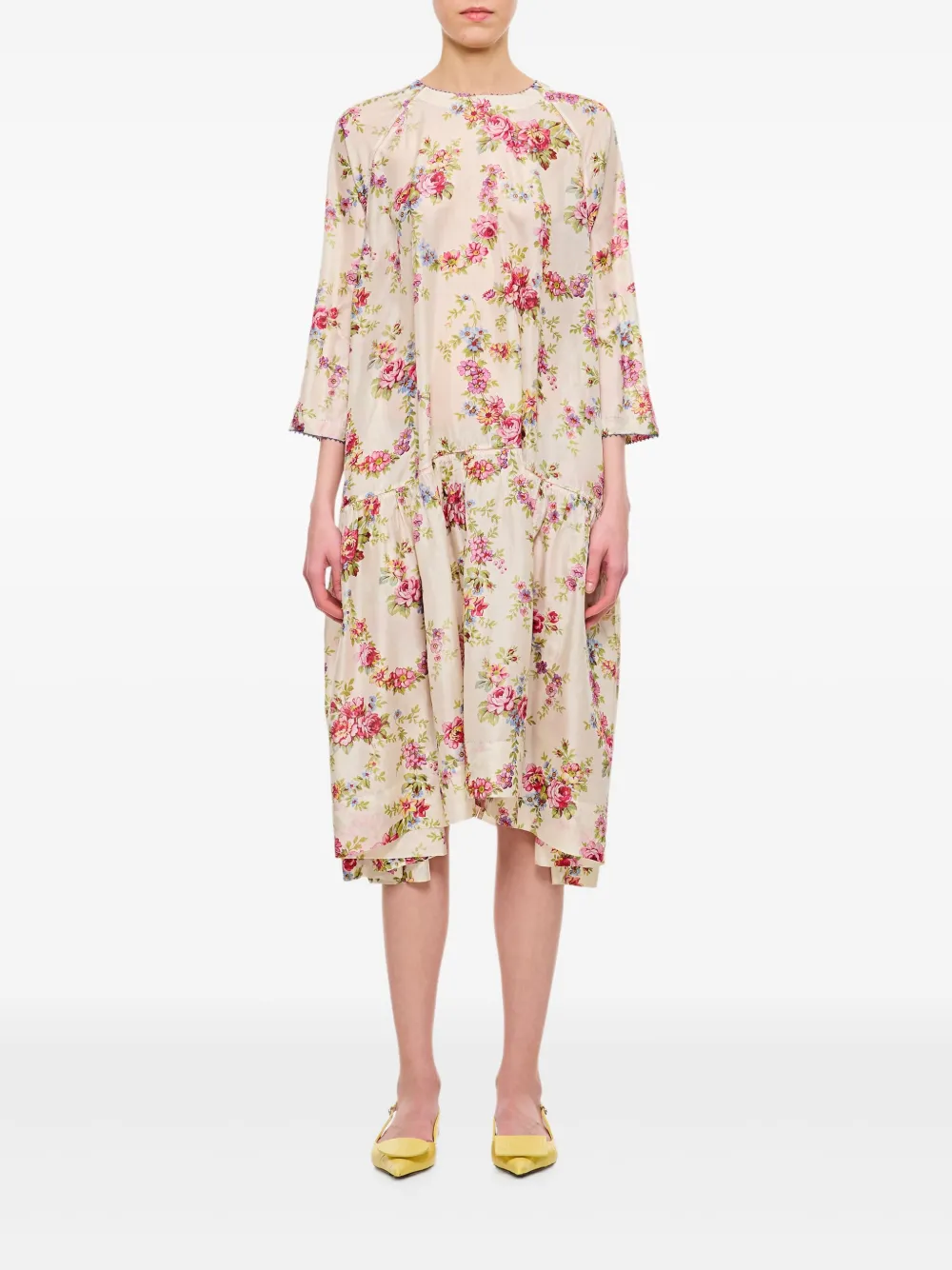 Pero robe à fleurs | blanc | Image 1