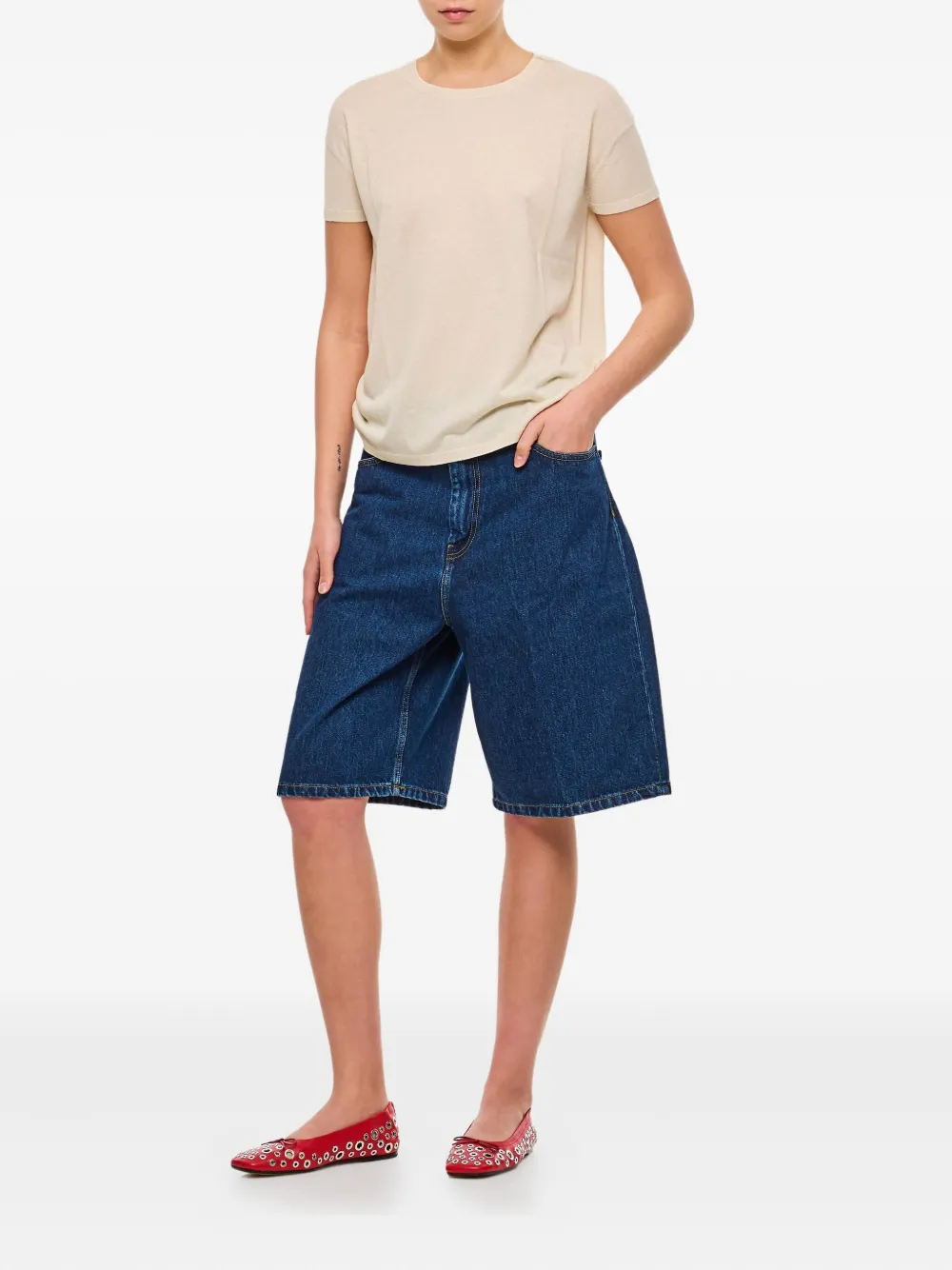 HIRA short-sleeve crew-neck sweater | T-Shirts & Jersey Shirts | Image 2