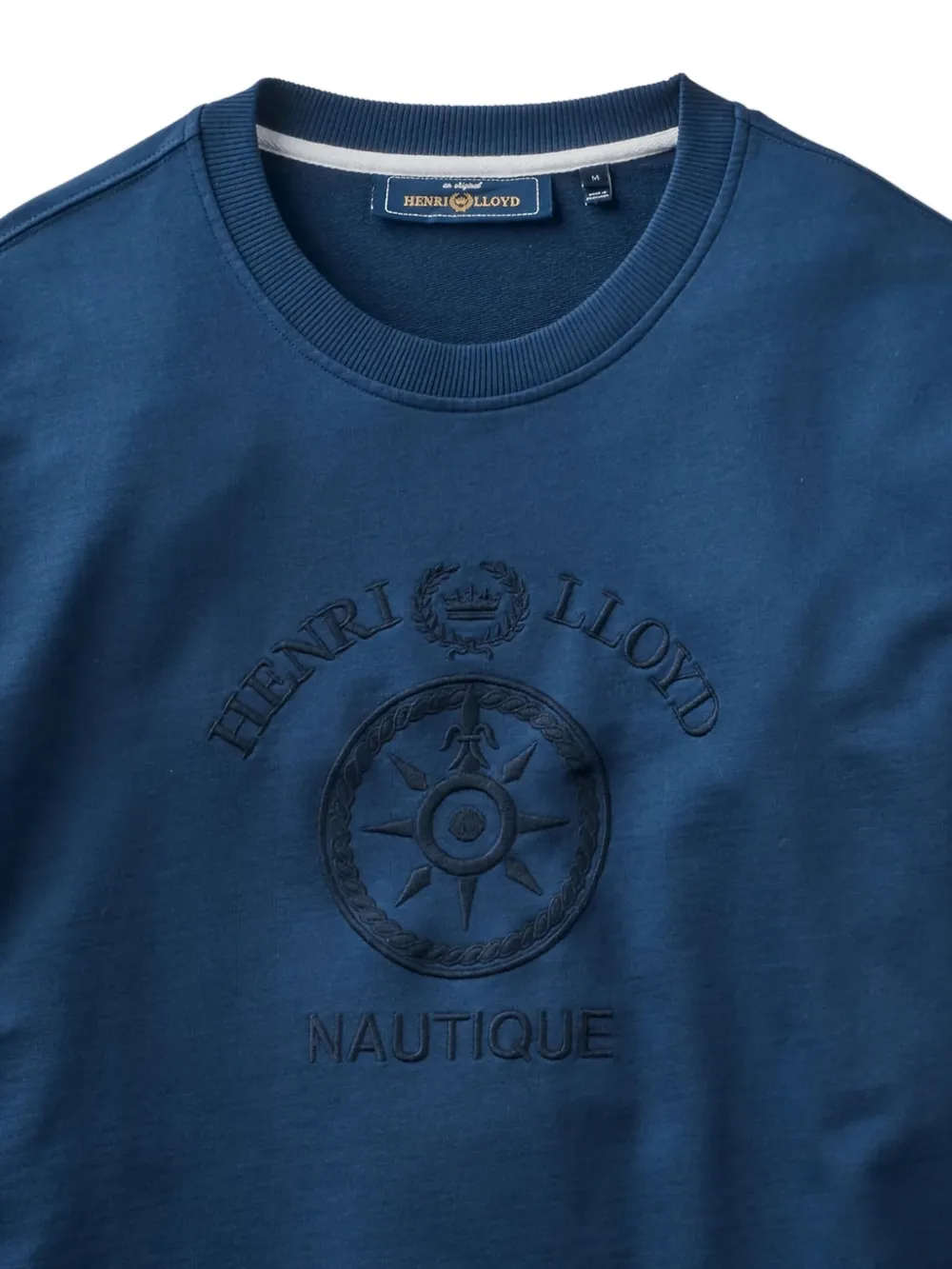 Henri Lloyd logo-embroidered sweatshirt - Blauw
