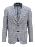 Tagliatore check-pattern blazer - Blue