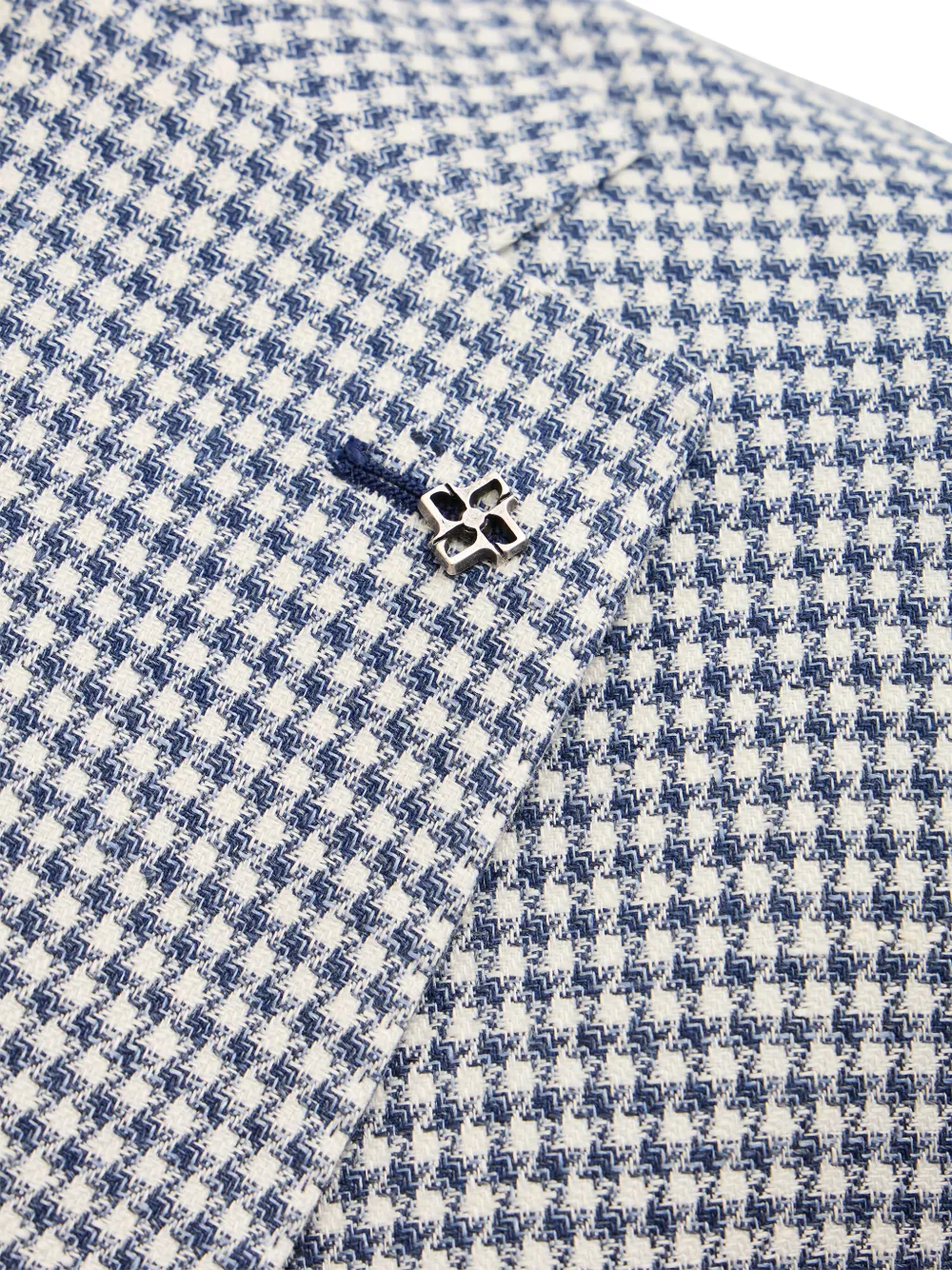 Tagliatore Geruite blazer Blauw