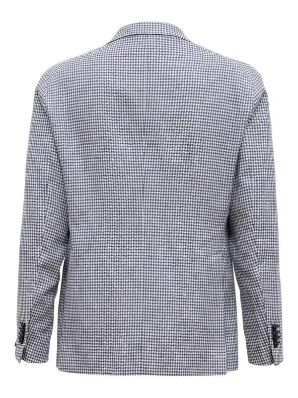 半額 50％OFFの通販 ブルー | ジャケット チェック Tagliatore | JP FARFETCH ジャケット・アウター