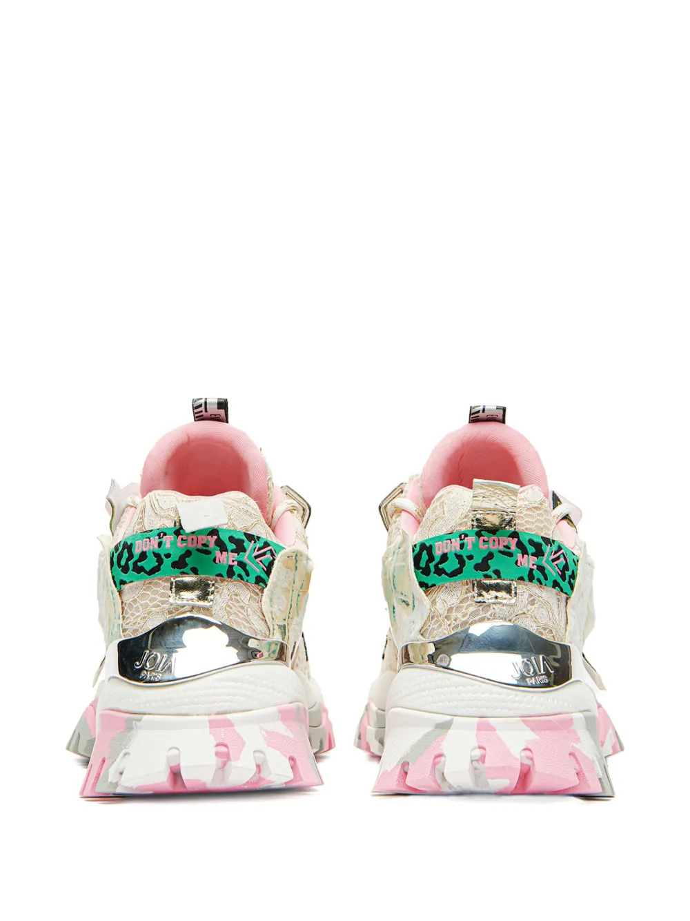 AMI Paris panelled sneakers Pink