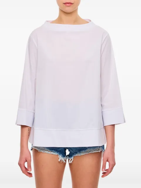 HIRA mock-neck blouse 