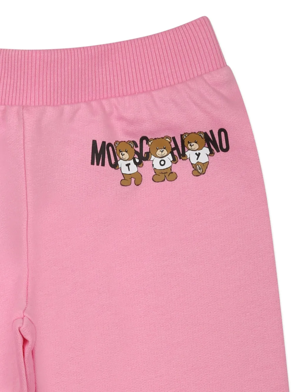 Moschino Kids Trainingsbroek met teddybeer-logo Roze