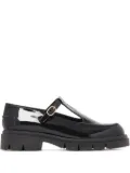 amato daniele leather ballet flats - Black