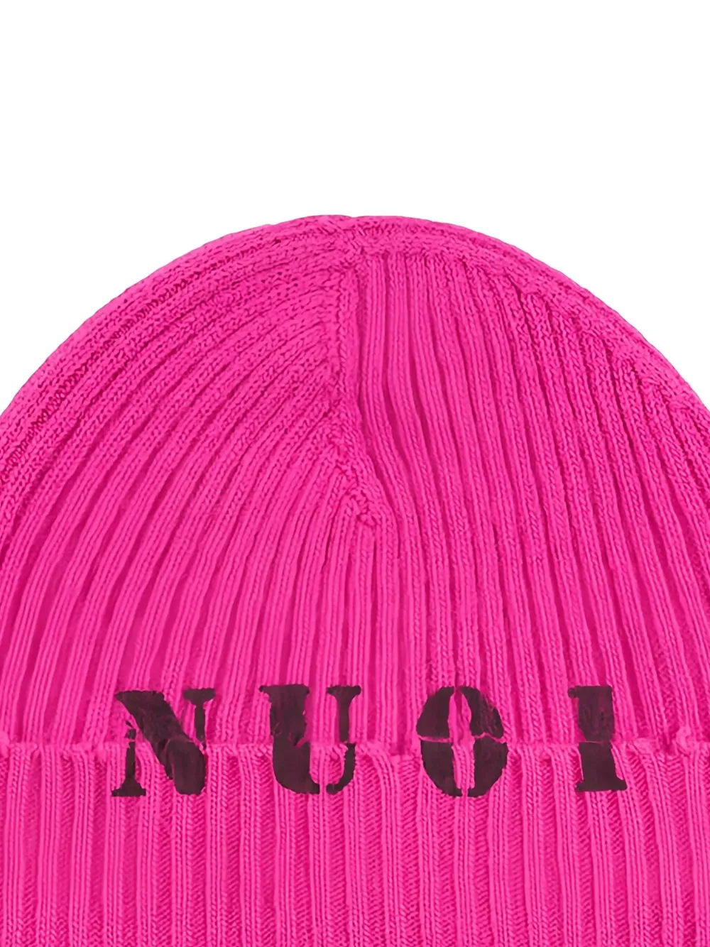 Nununu NU01 ribbed logo beanie hat | Girls Knitted Hats | Image 2