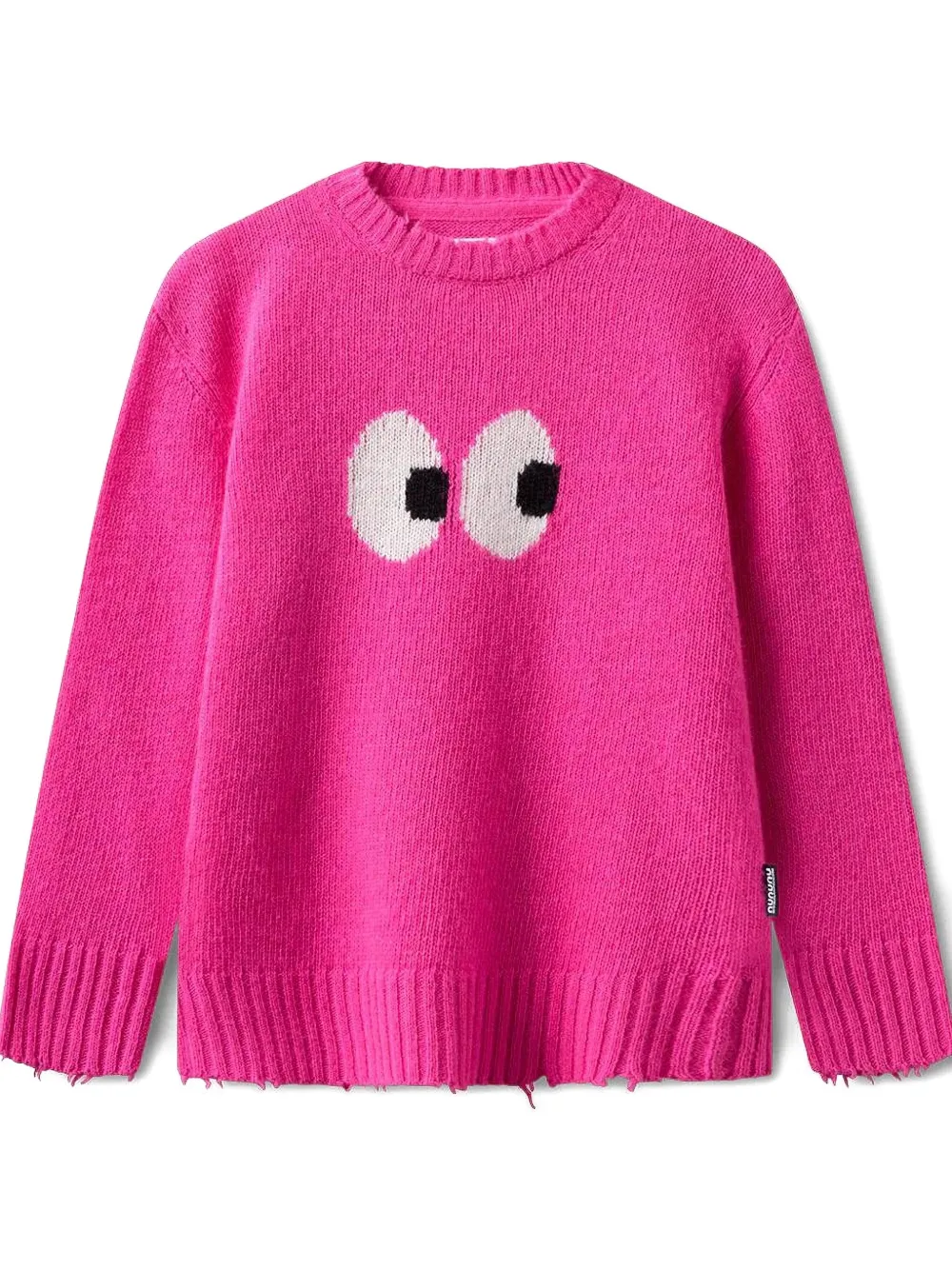 Nununu eye-graphic distressed sweater | Knitwear | Image 2