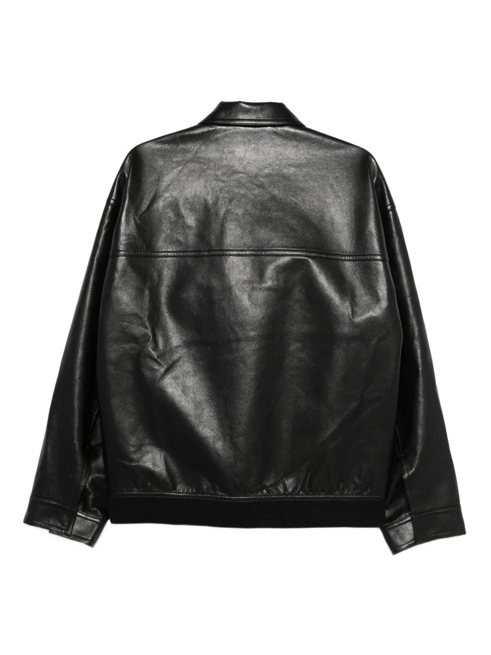 Nanushka flap-pocket leather jacket | Leather Jackets | Image 2
