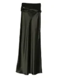 Nanushka Letto draped-detail maxi skirt - Green