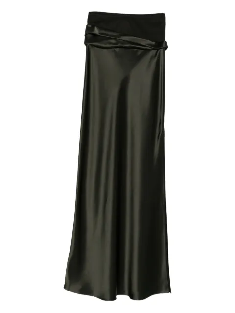Nanushka Letto draped-detail maxi skirt