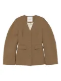 Nanushka puff-sleeve jacket - Brown