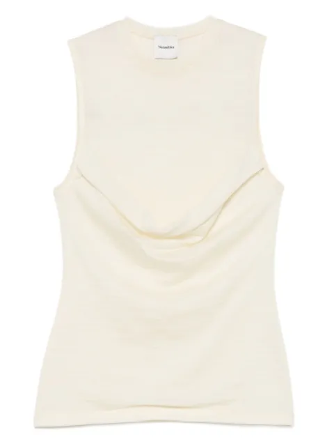 Nanushka cowl-neck sleeveless top
