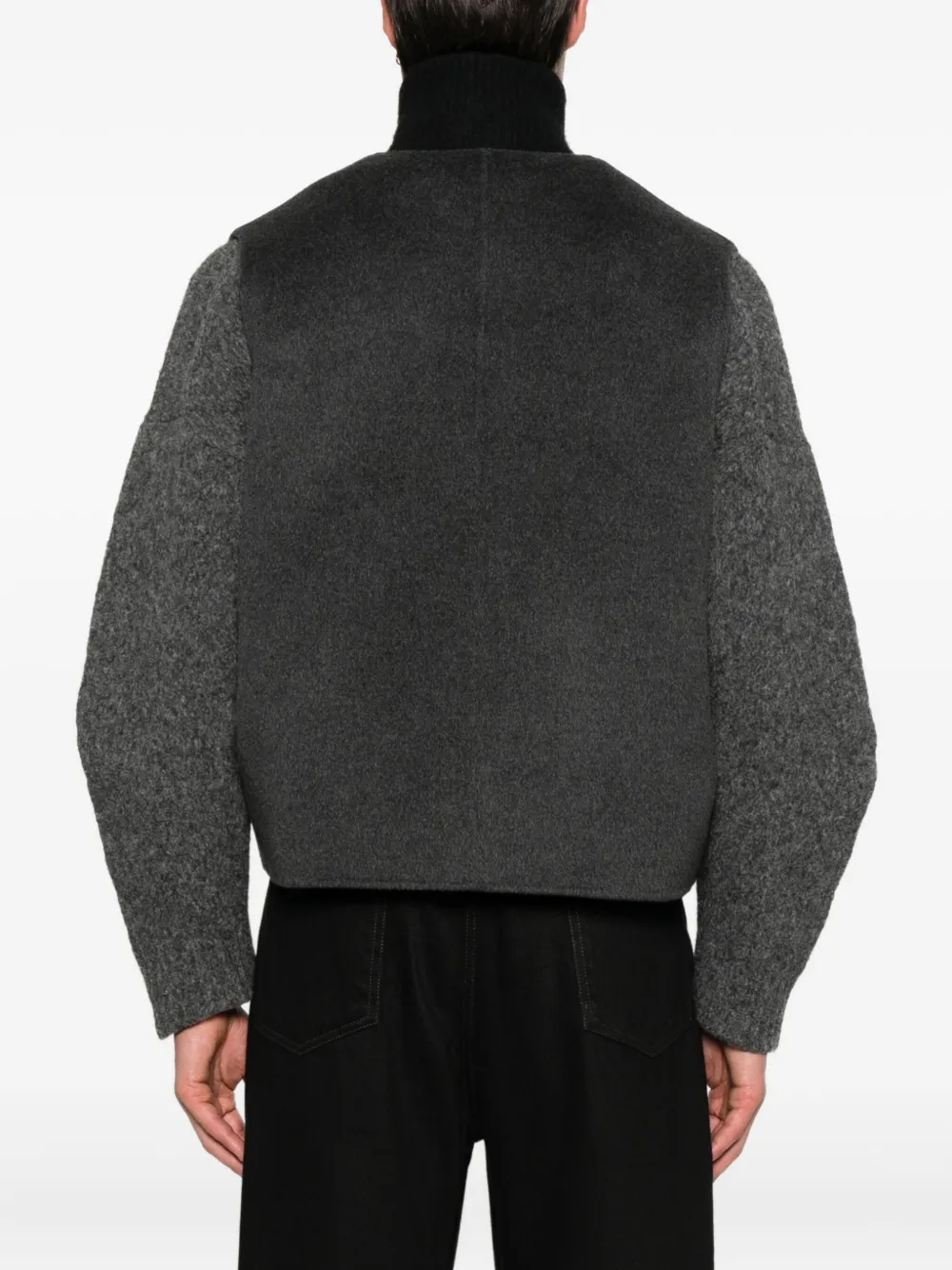 Nanushka Cropped gilet Grijs