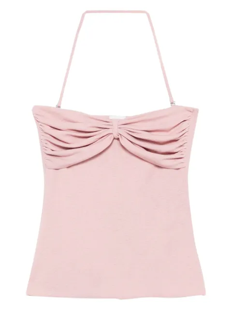 Nanushka draped-detail top