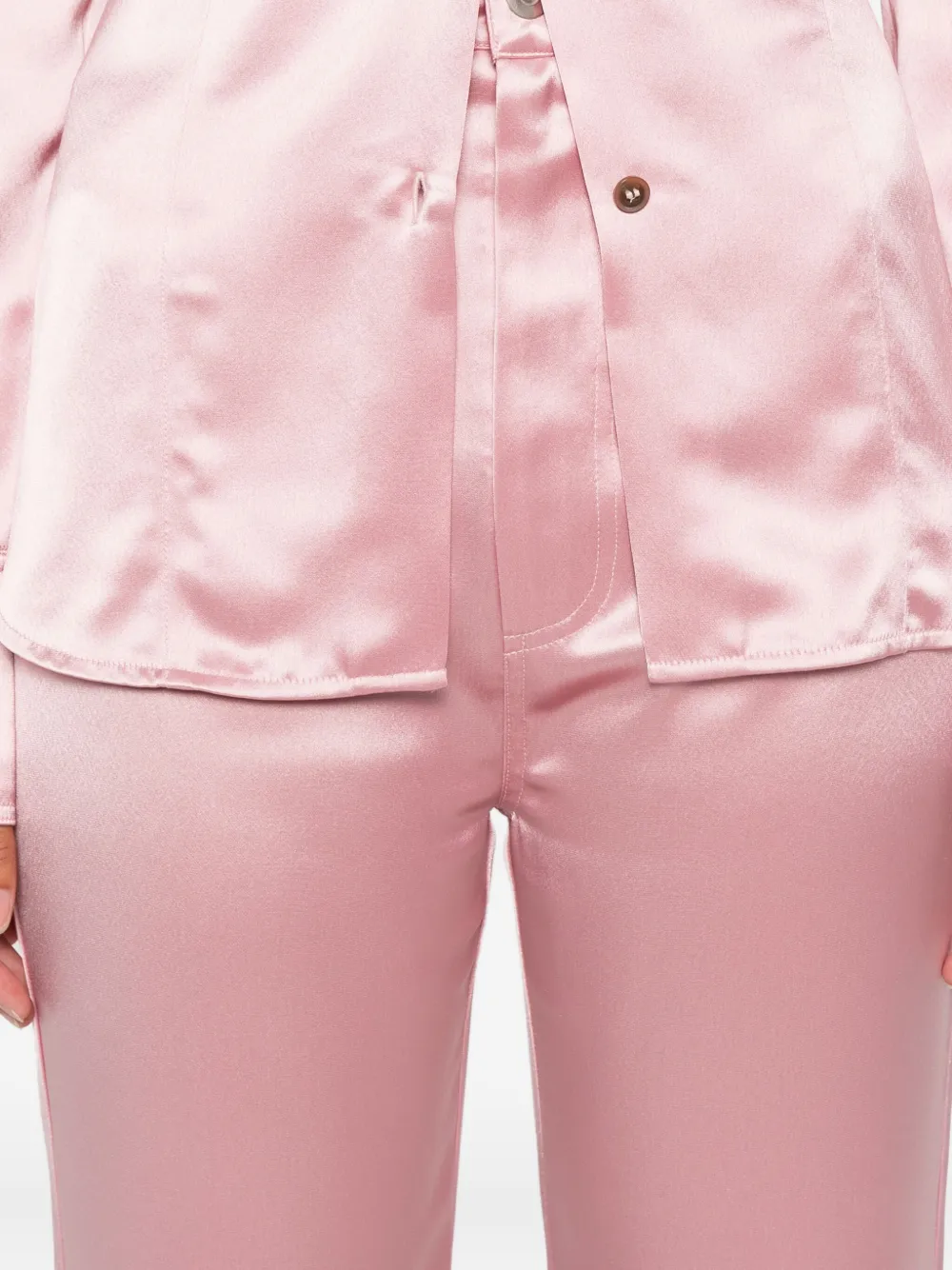 Nanushka Tita broek met vijf zakken Roze