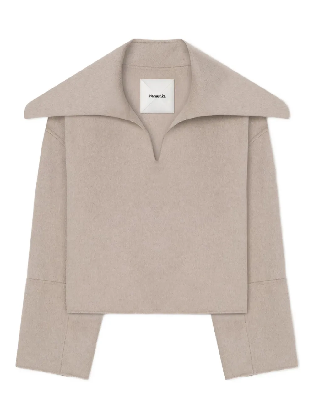 Nanushka Maxe pilgrim-collar sweater - Toni neutri