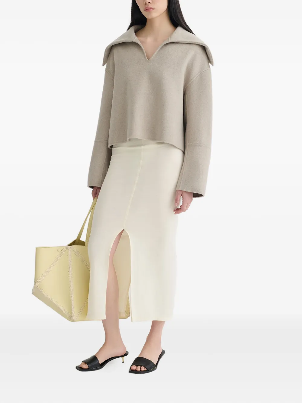 Nanushka Maxe pilgrim-collar sweater | Knitted Sweaters | Image 2