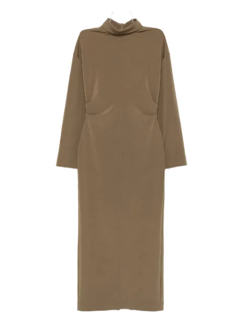 Nanushka Jamson draped turtleneck midi dress