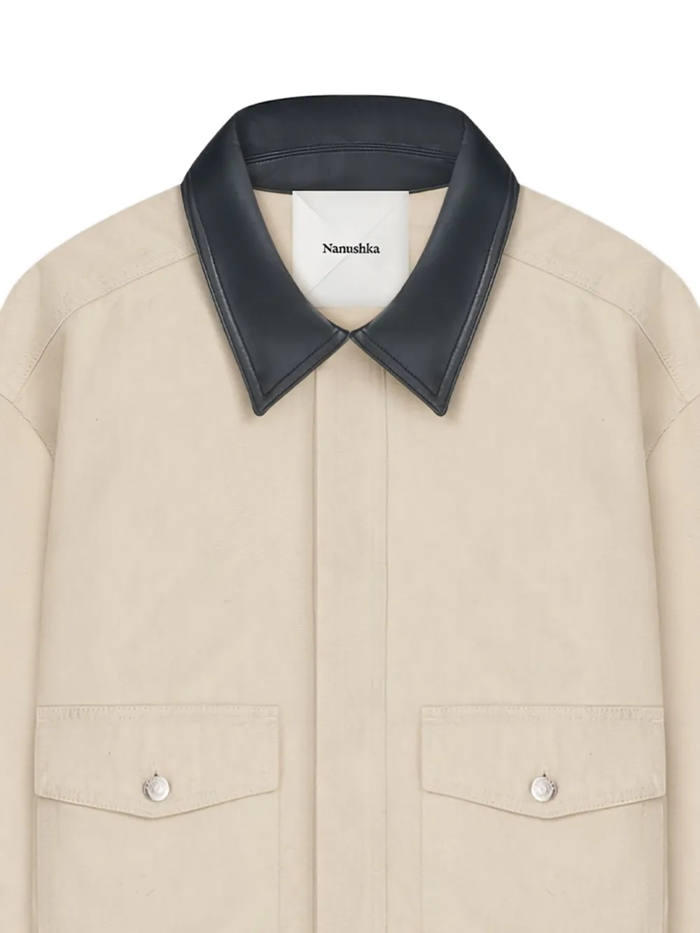 Nanushka Nowell collar shirt jacket | Shirt Jackets | Image 2