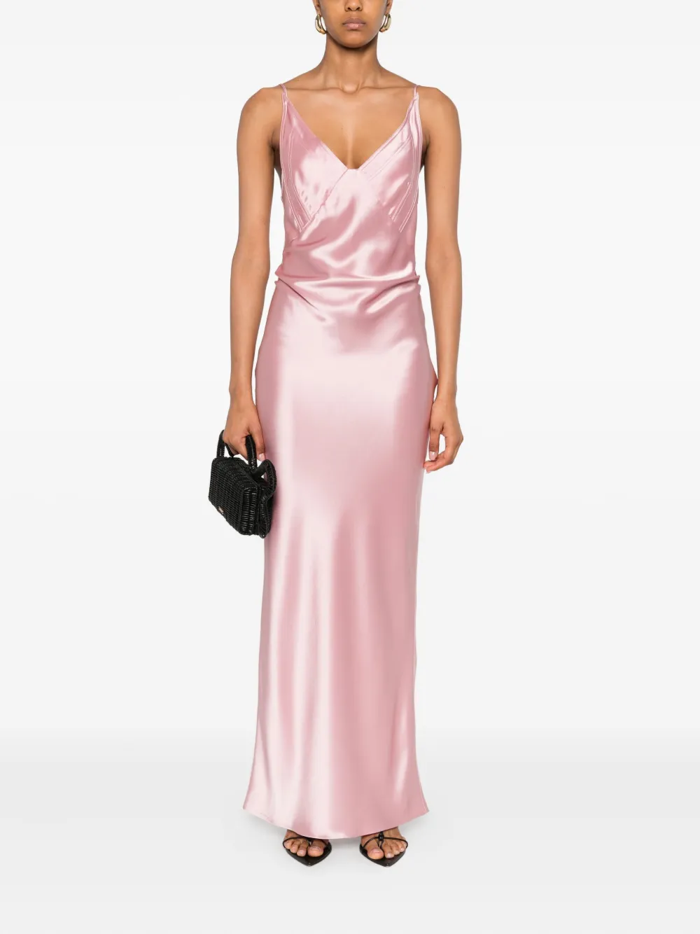 Nanushka Maxi-jurk Roze