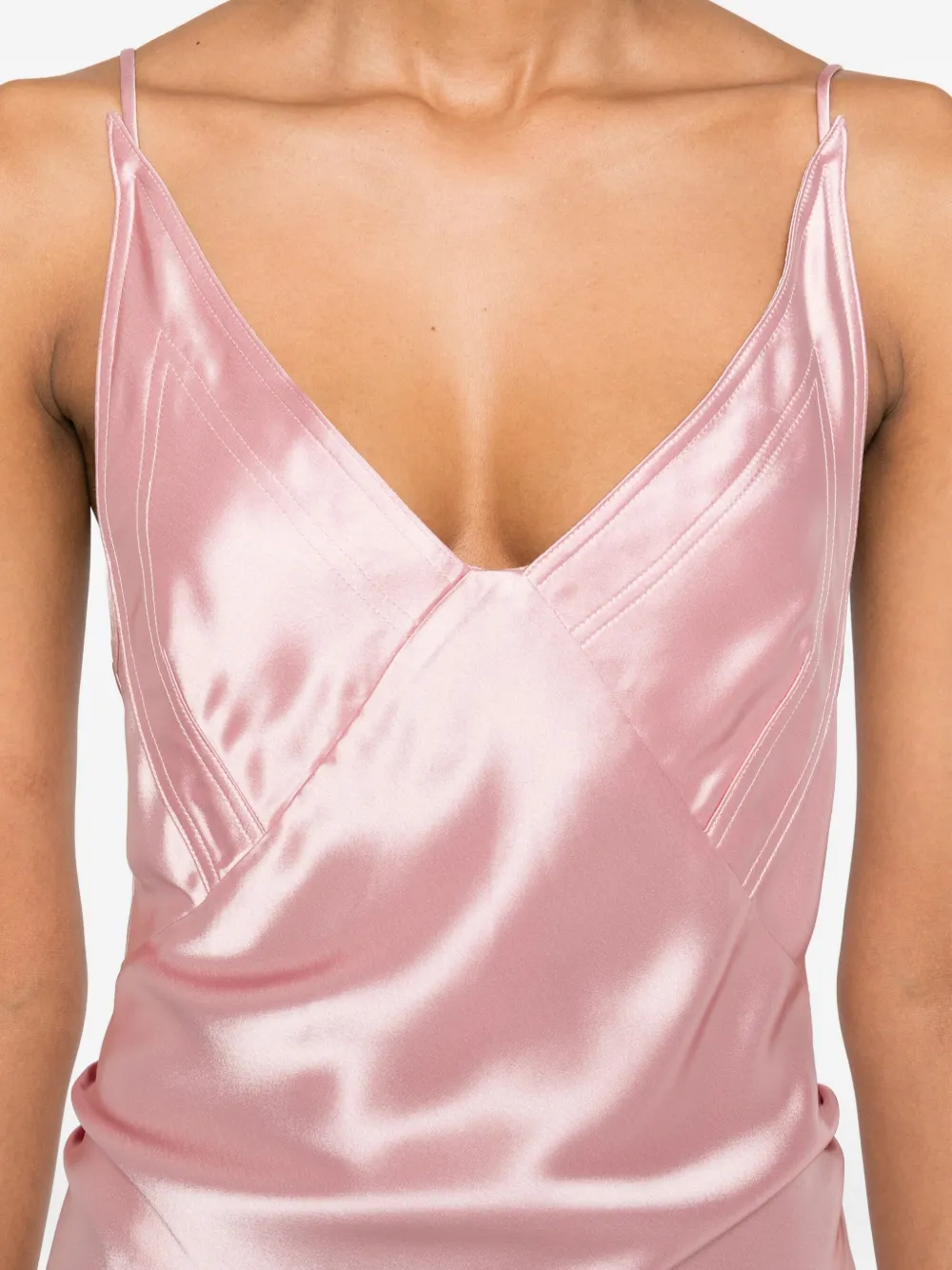 Nanushka Maxi-jurk Roze
