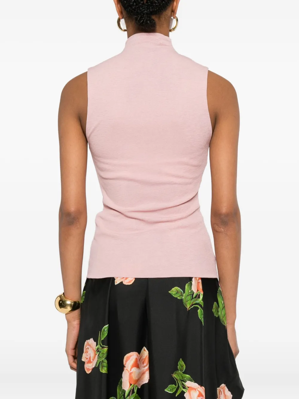 Nanushka Top met col Roze