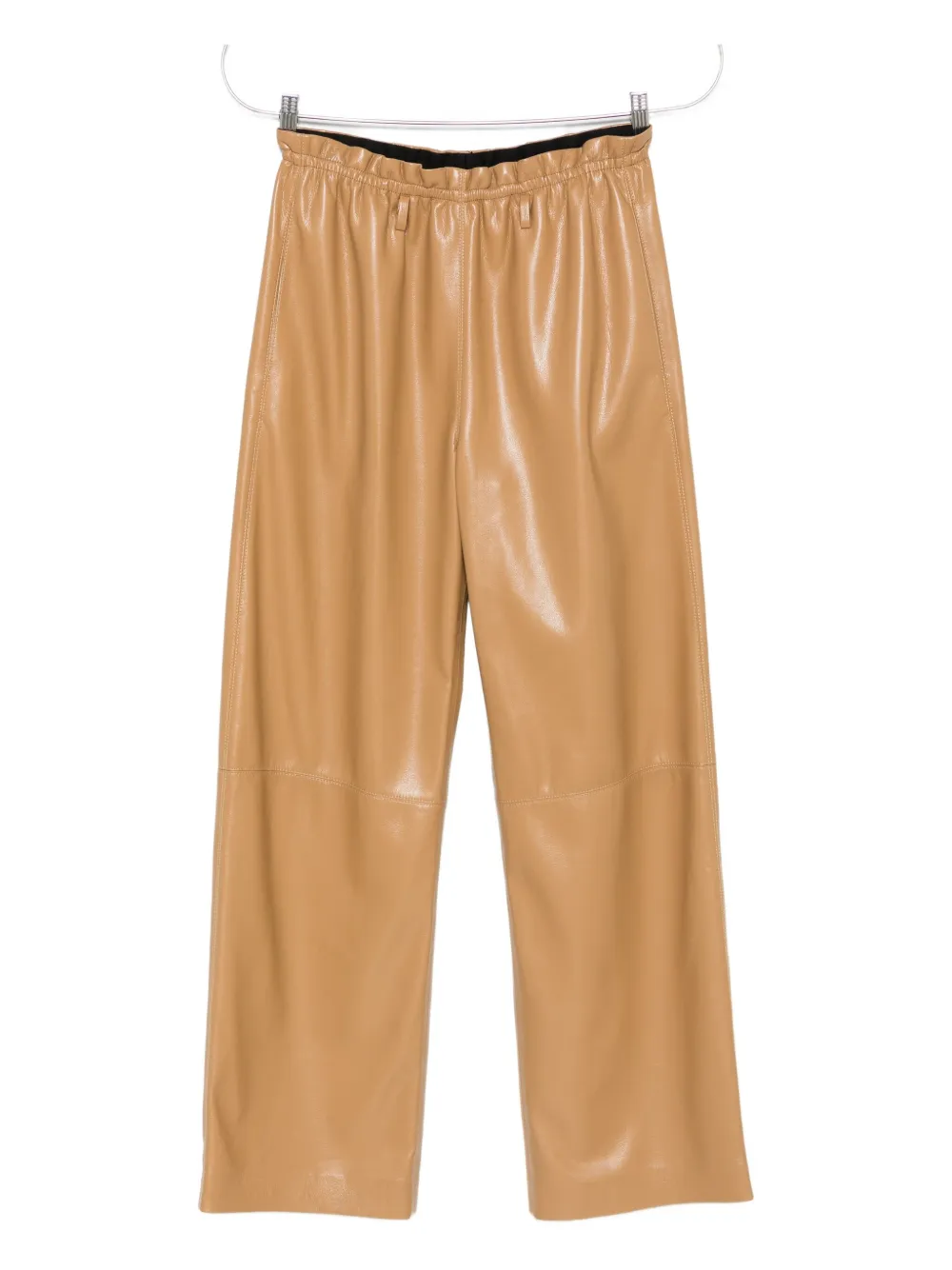Nanushka Geb broek met elastische taille Beige