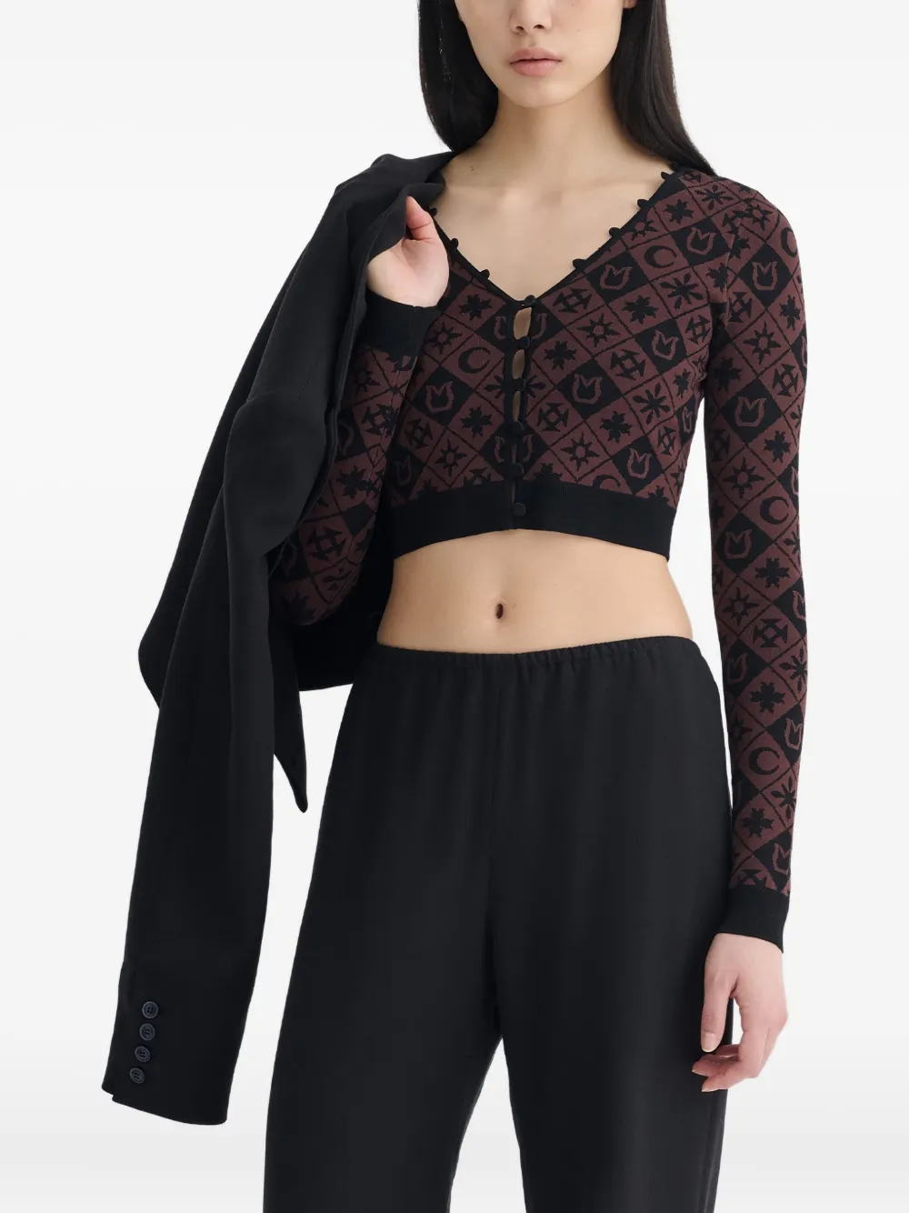 Nanushka Dovie long-sleeve cardigan | Cardigans | Image 2