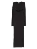 Nanushka cowl-neck side-split maxi dress - Grey