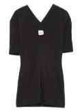 Nanushka Akka short-sleeved wool top - Grey