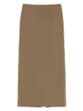 Nanushka dart-stitching maxi skirt - Green