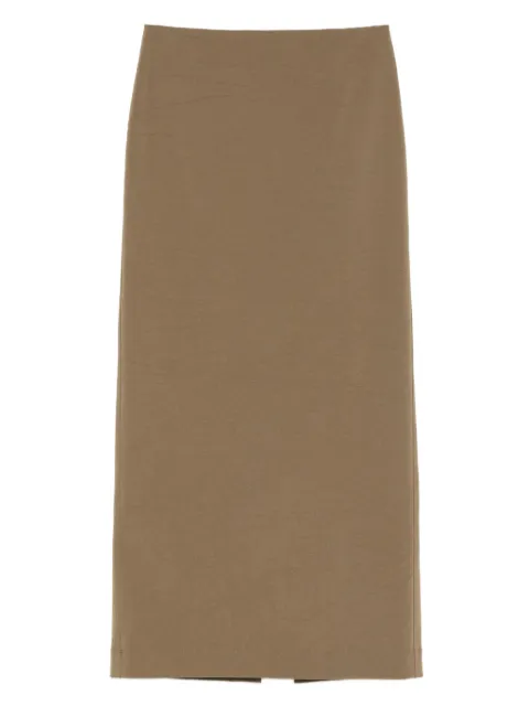 Nanushka dart-stitching maxi skirt