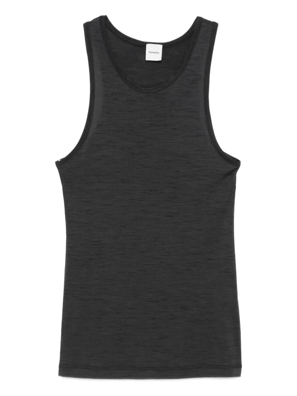 Nanushka racer-back wool tank top | Grey | Image 1