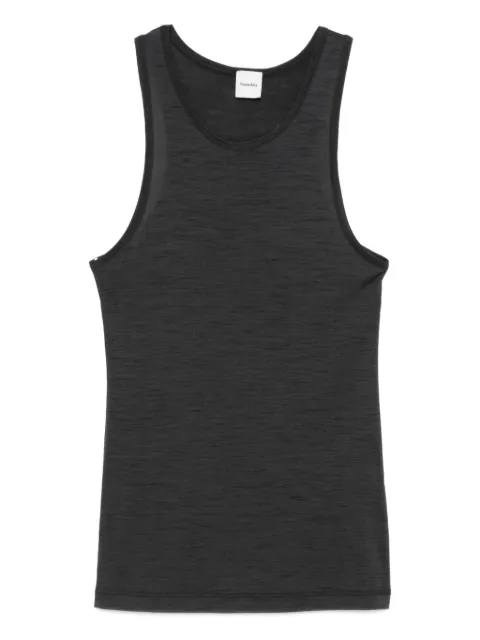 Nanushka racer-back wool tank top