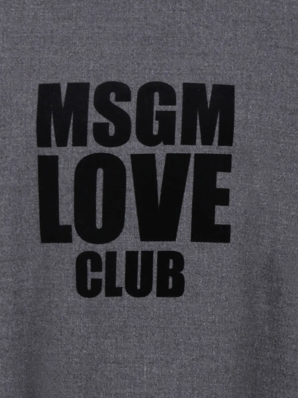 MSGM Kids logo-print ruffled dress GRIGIO