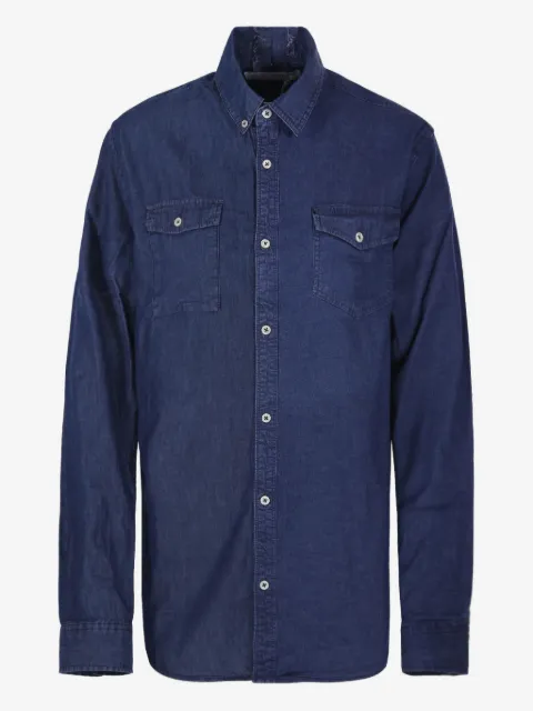 E.L.V DENIM camisa vaquera con doble bolsillo
