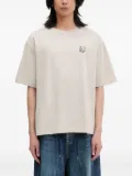 Maison Kitsuné Bold Fox appliqué T-shirt - Neutrals