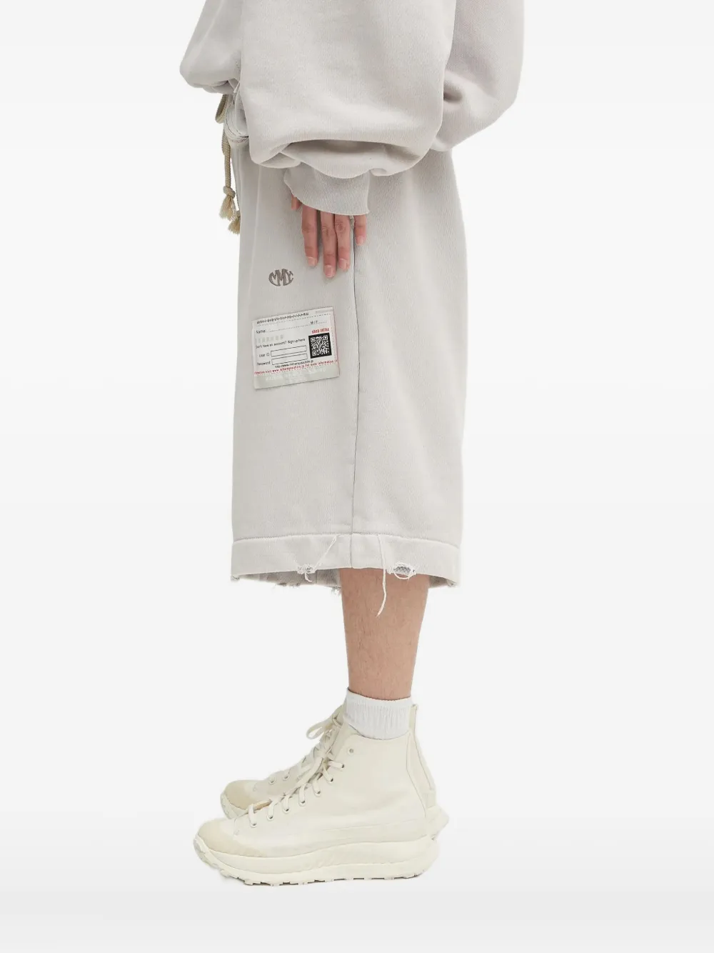 Maison MIHARA YASUHIRO cotton drawstring shorts | Track & Running Shorts | Image 2