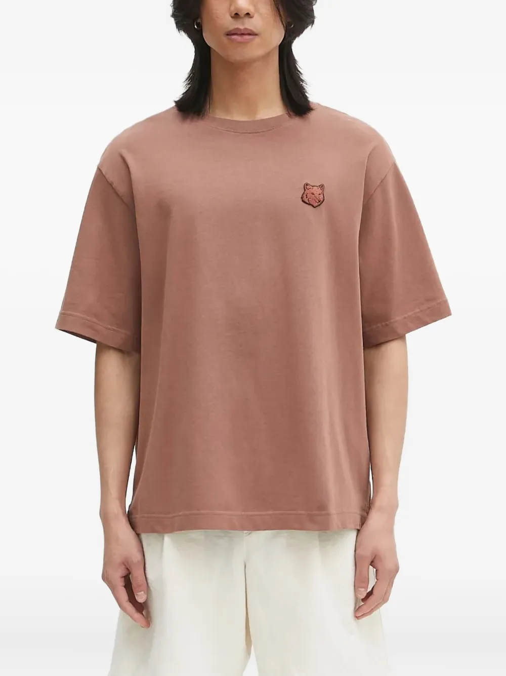 Maison Kitsuné Bold Fox patch T-shirt