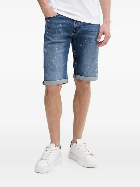 Karl Lagerfeld turn-up hem denim shorts