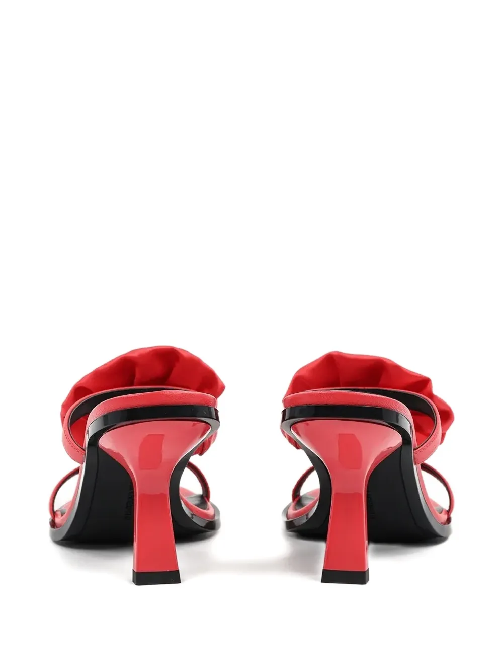 Karl Lagerfeld Mules Mit Blumenapplikation 85mm In Red