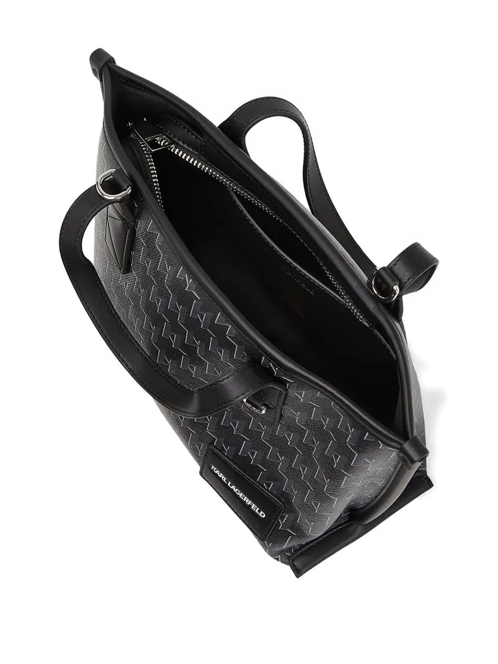 Karl Lagerfeld small K Voyage tote bag Zwart