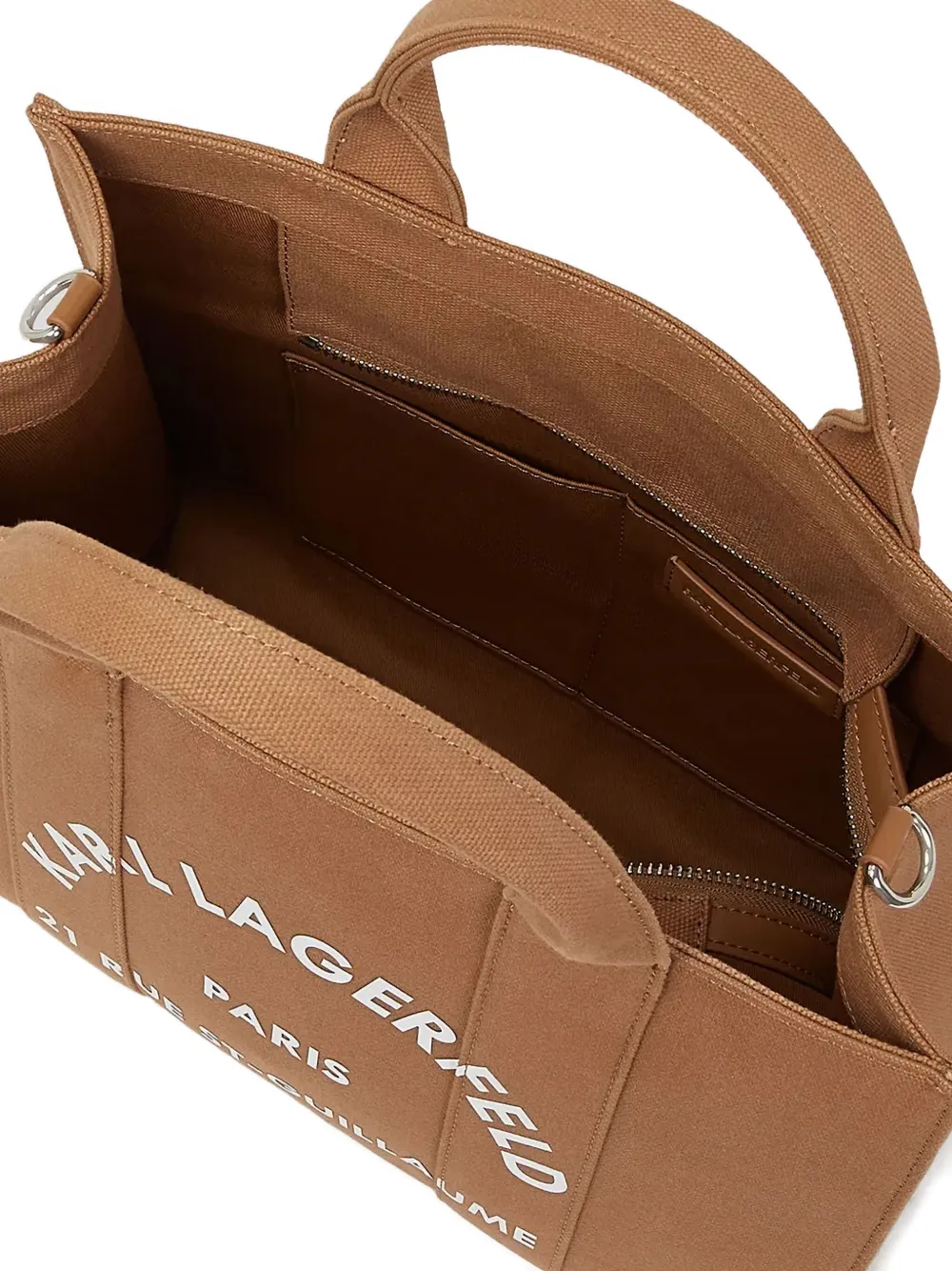 Karl Lagerfeld Medium Rue St-Guillaume shopper Bruin
